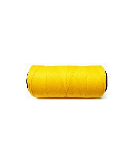 Hilo encerado Brasileño 1mm amarillo, venta por 3 metros