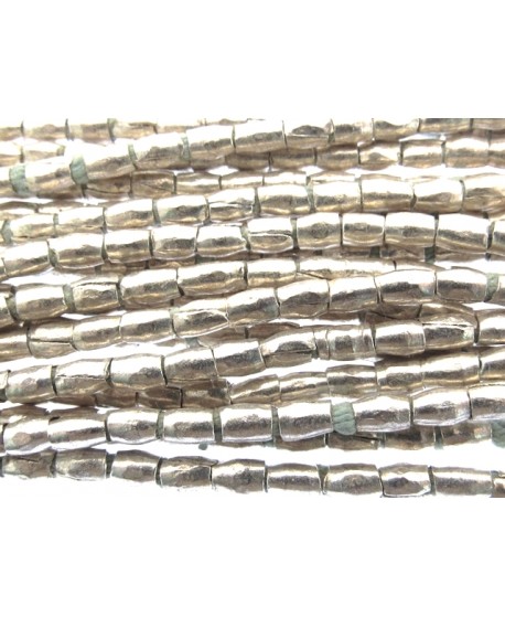 Tubo metal etíopes , 3x2mm, paso 1,5mm, precio por ristra